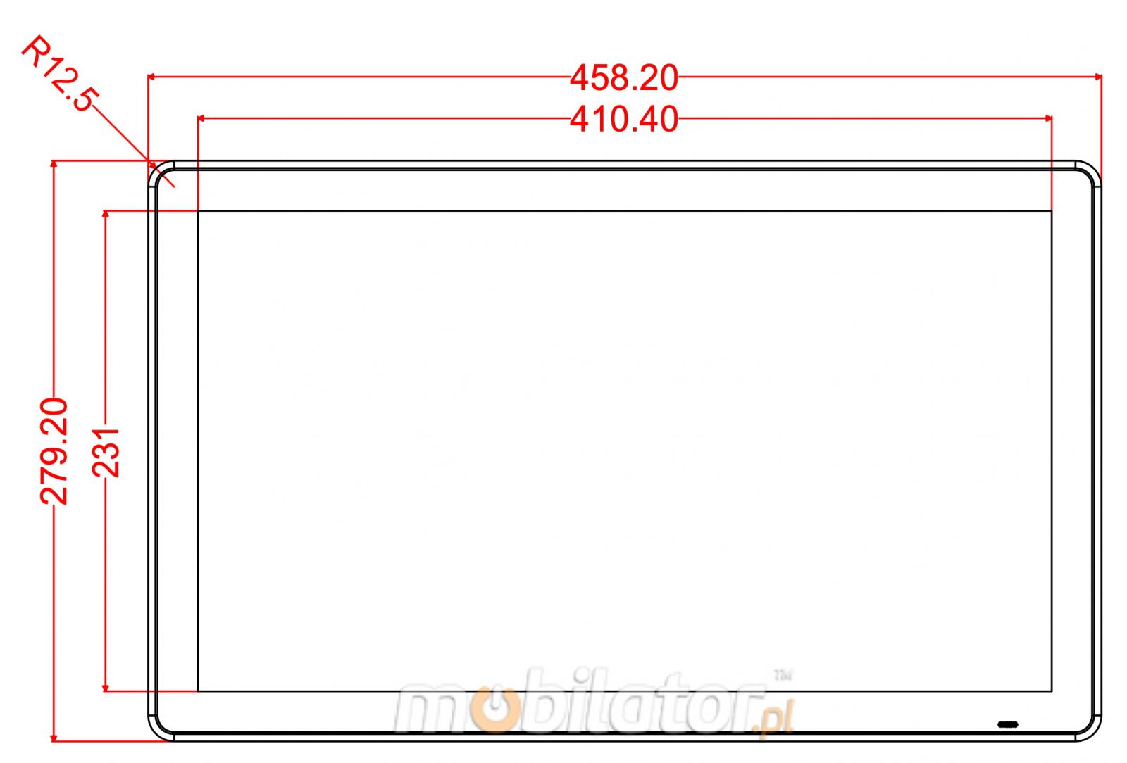 BiBox 185-I510 18.5 cala dotykowy przemysowy komputer panelowy